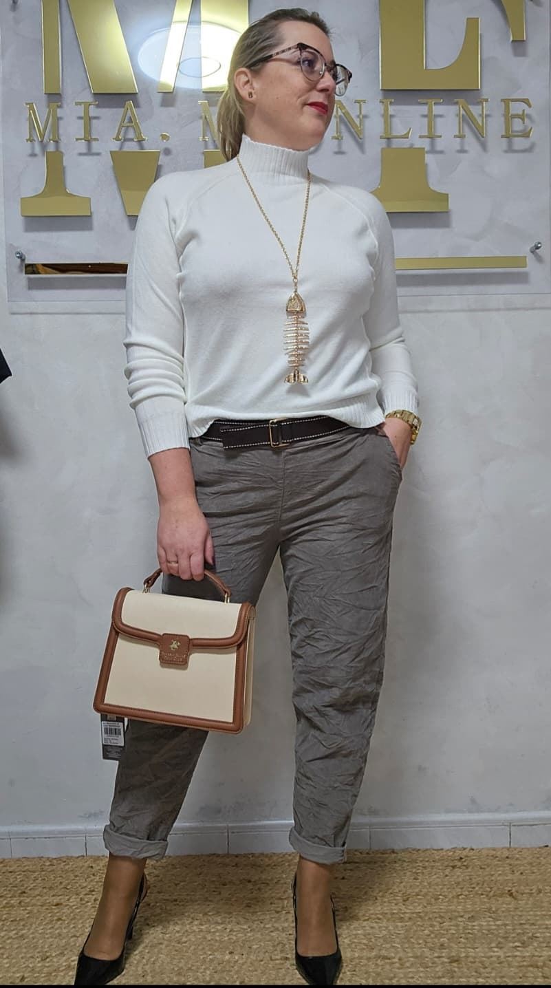 Bolso Polo Club Beige Y Marrón - Imagen 7