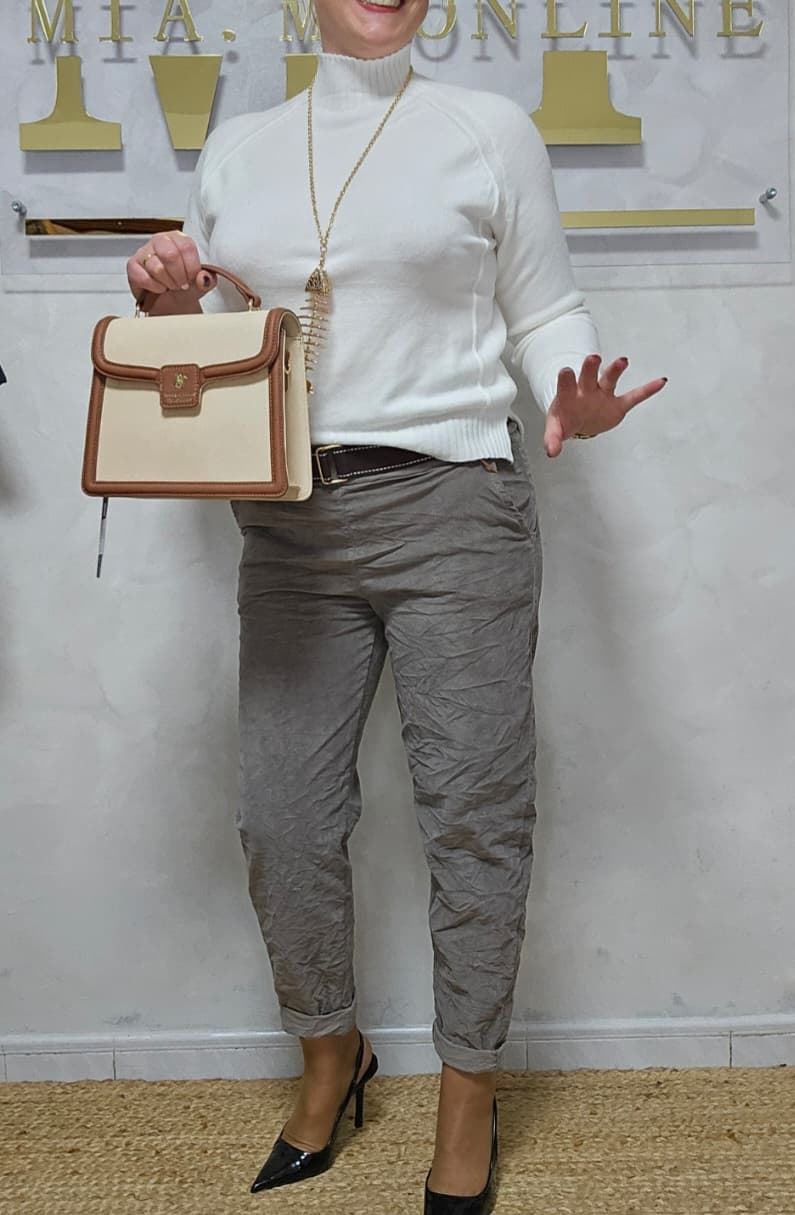 Bolso Polo Club Beige Y Marrón - Imagen 8