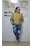 Bomber Tencel Mostaza - Imagen 1