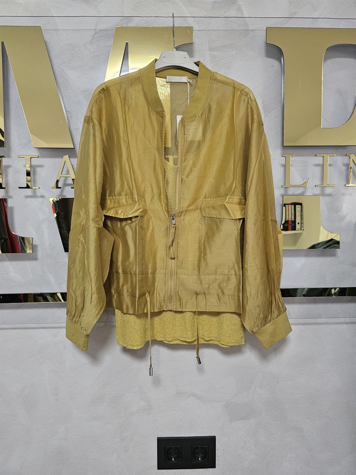 Bomber Tencel Mostaza - Imagen 9
