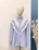 Camisa romántica rayas azules - Imagen 2