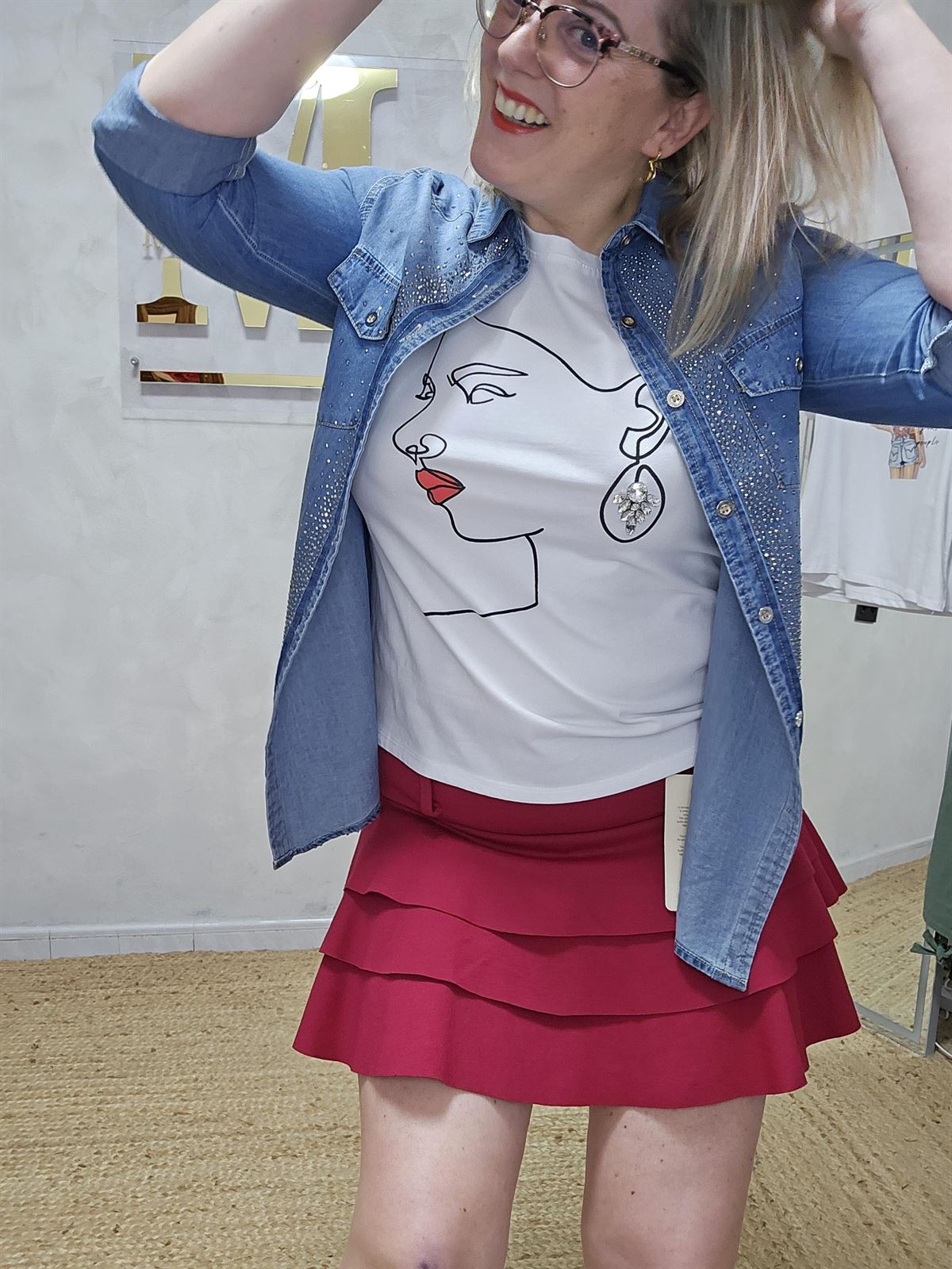 Camisa Vaquera Tachas - Imagen 3