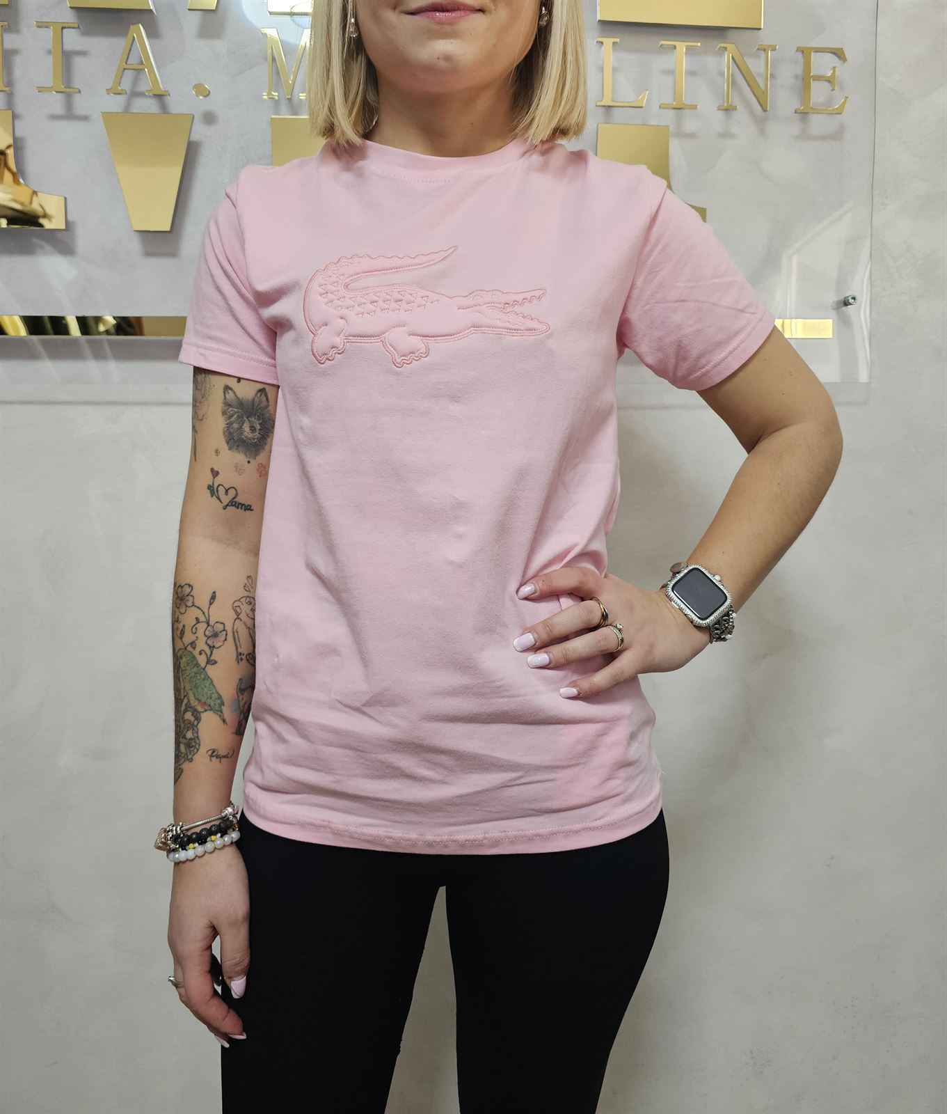 Camiseta Lagarto Bordada - Imagen 1