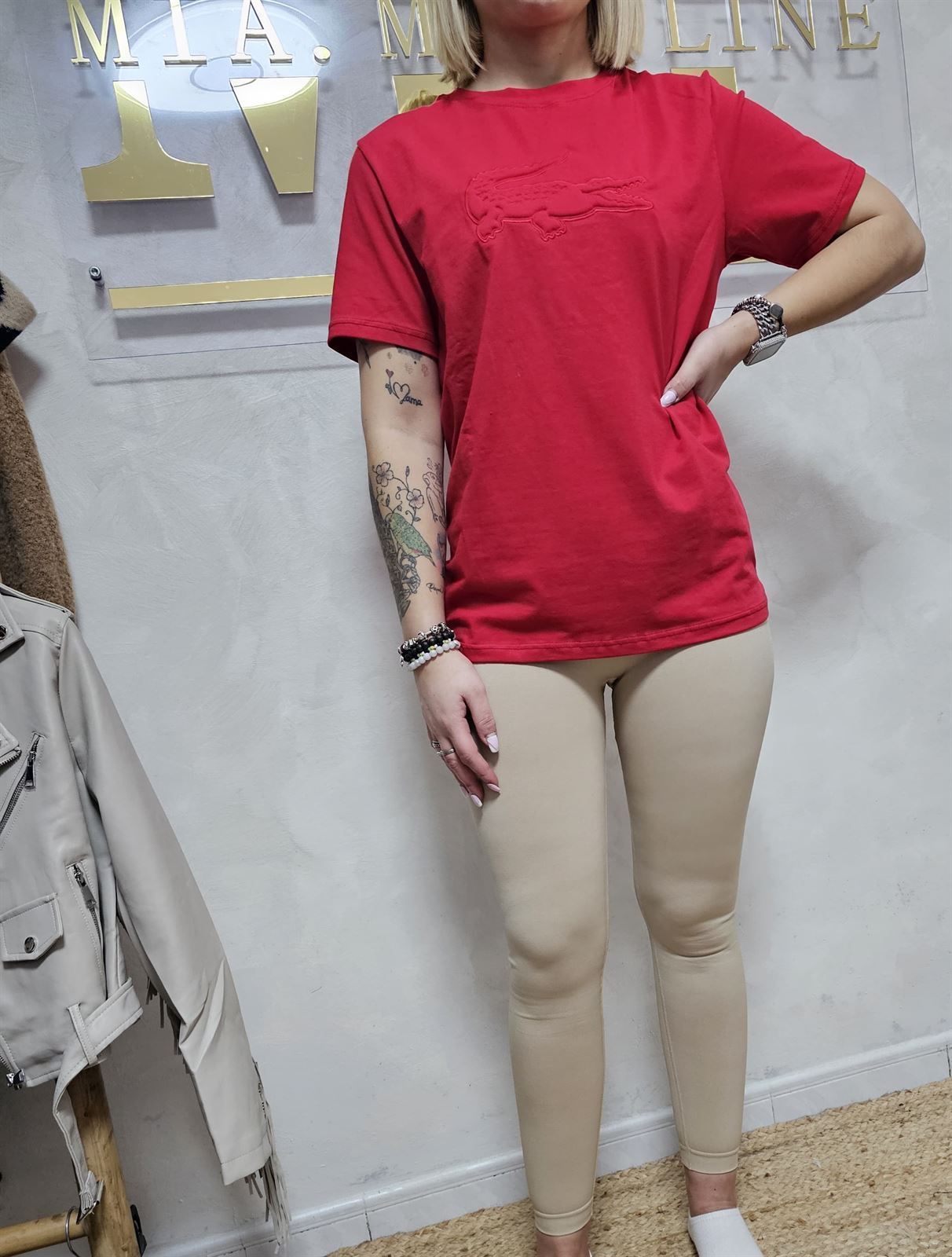 Camiseta Lagarto Bordada - Imagen 2