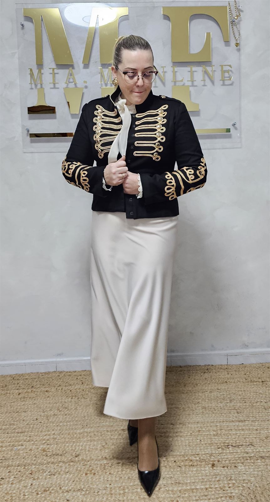 Falda Satinada - Imagen 1