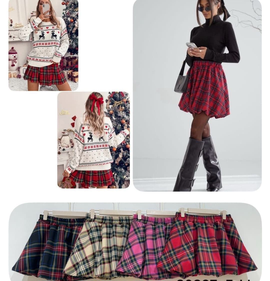 Falda Tartan Abombada - Imagen 3