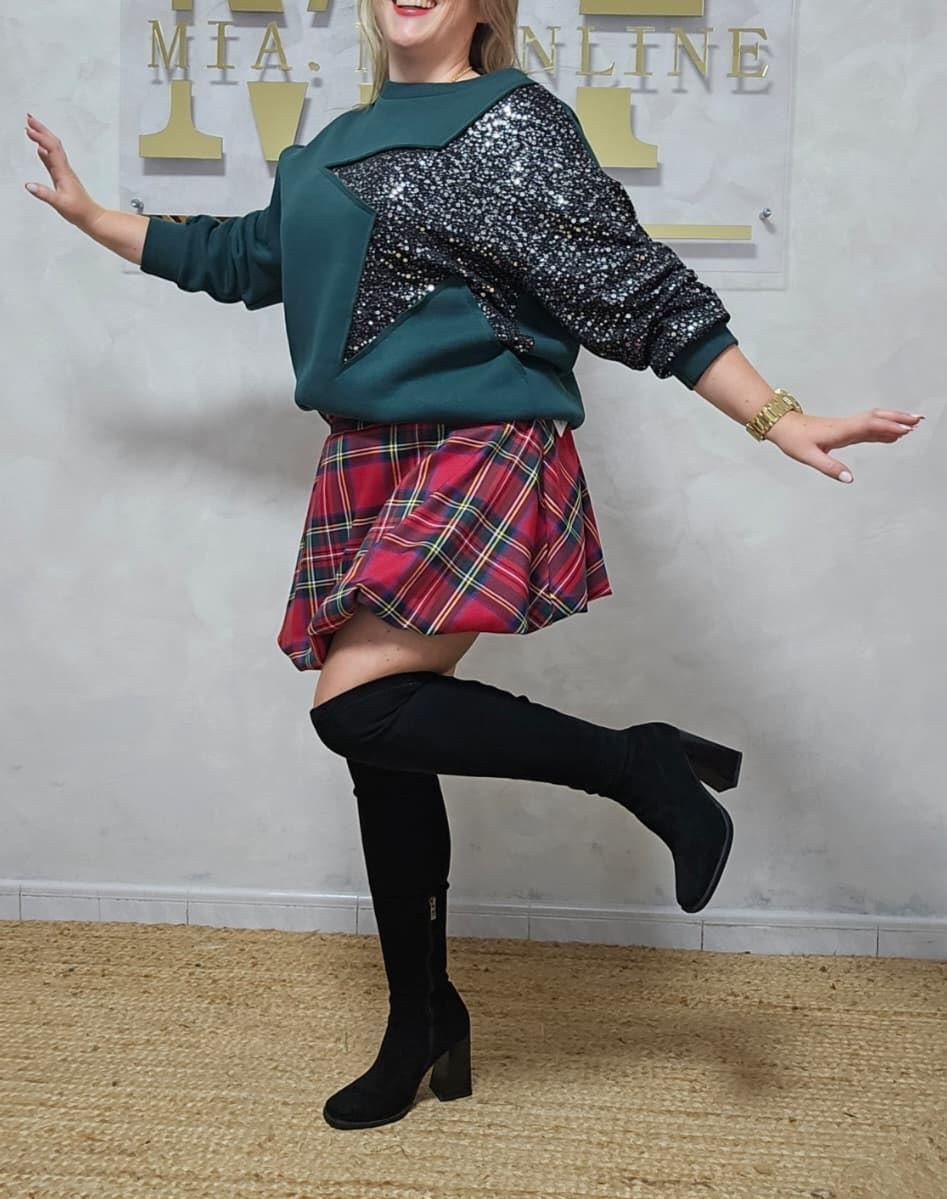 Falda Tartan Abombada - Imagen 4