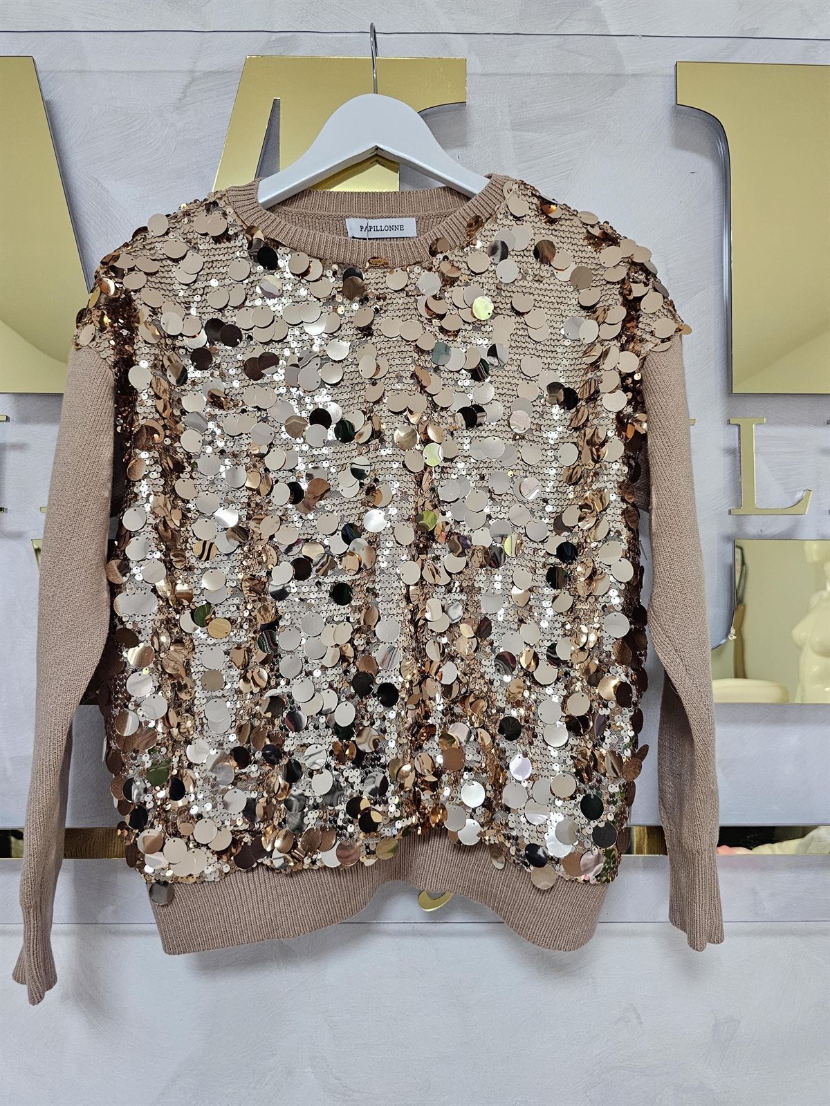 Jersey lentejuelas cuerpo - Imagen 4
