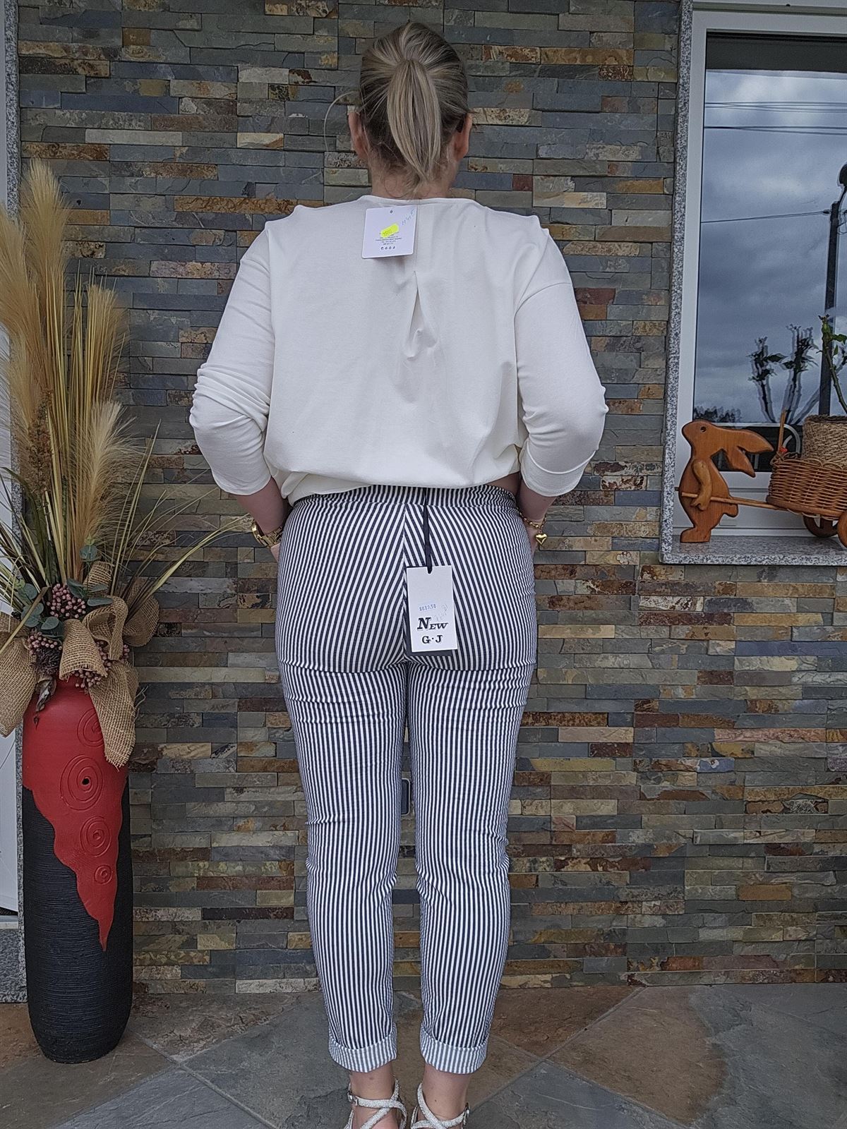 Pantalón Rayas Oscuras - Imagen 2