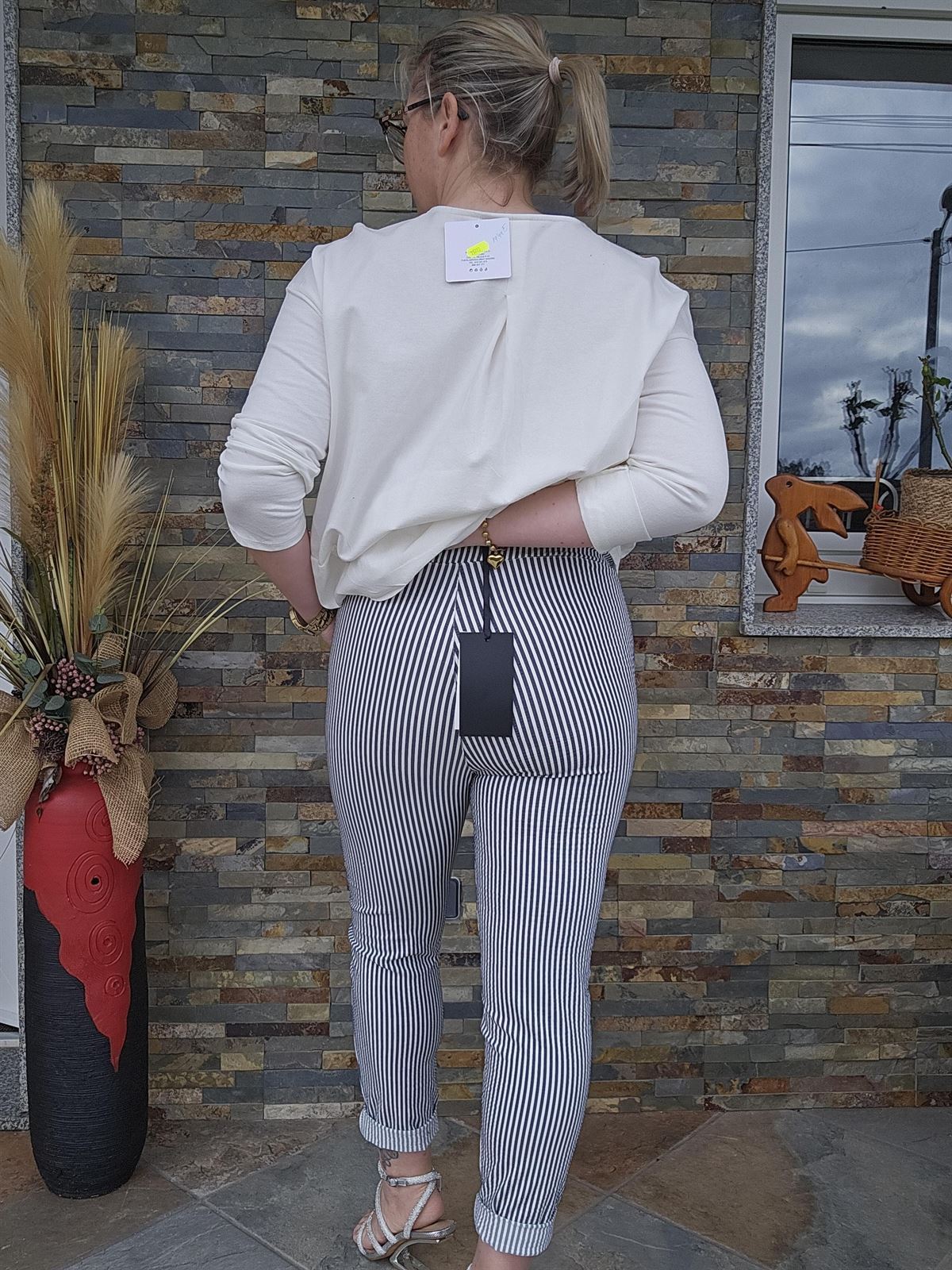 Pantalón Rayas Oscuras - Imagen 3
