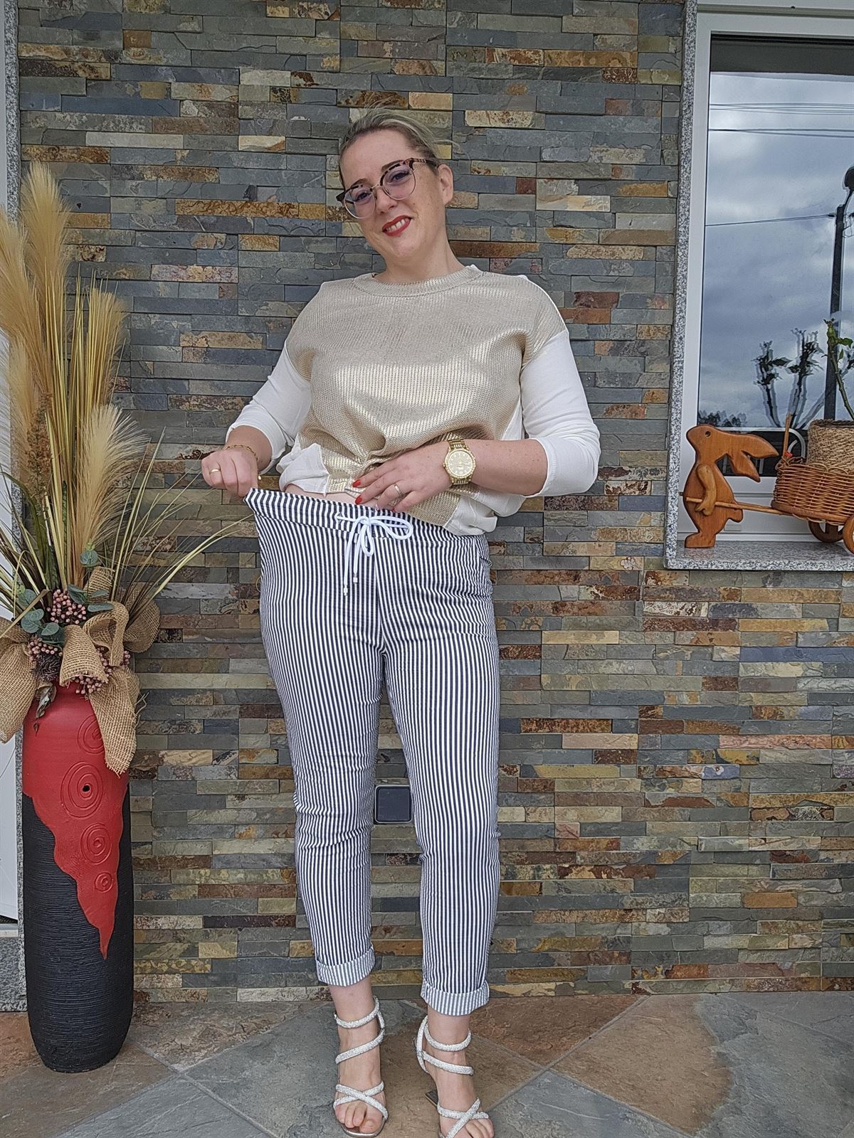Pantalón Rayas Oscuras - Imagen 5