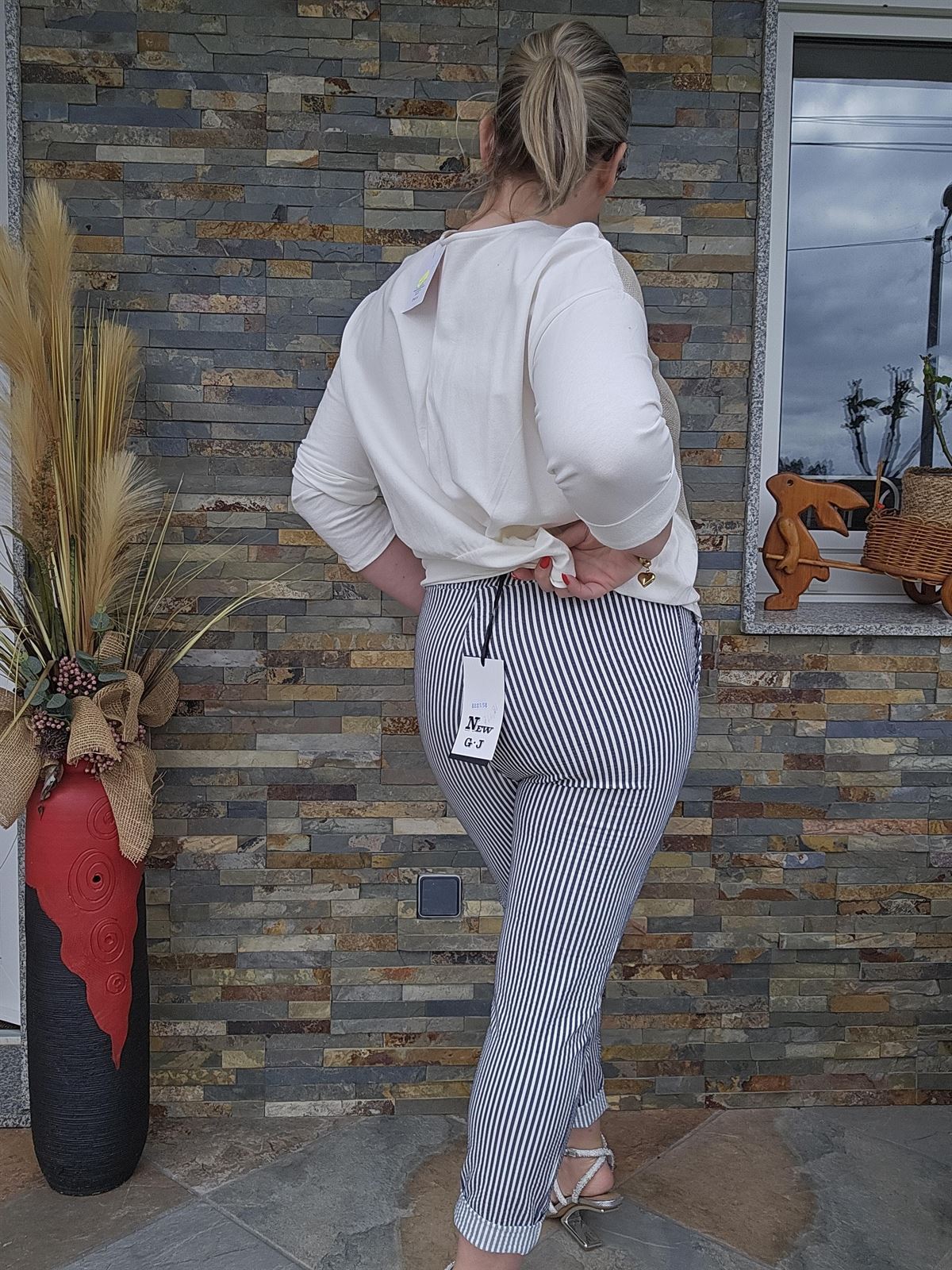 Pantalón Rayas Oscuras - Imagen 8
