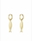 Pendientes Con Dije De Pez - Dorado Acero Inoxidable - Imagen 2