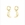 Pendientes Moonlight - Oro Acero Inoxidable - Imagen 2