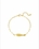 Pulsera Con Dije De Pez - Oro Acero Inoxidable - Imagen 2