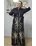 Vestido Camisero Palmeras Hilo Dorado - Imagen 1