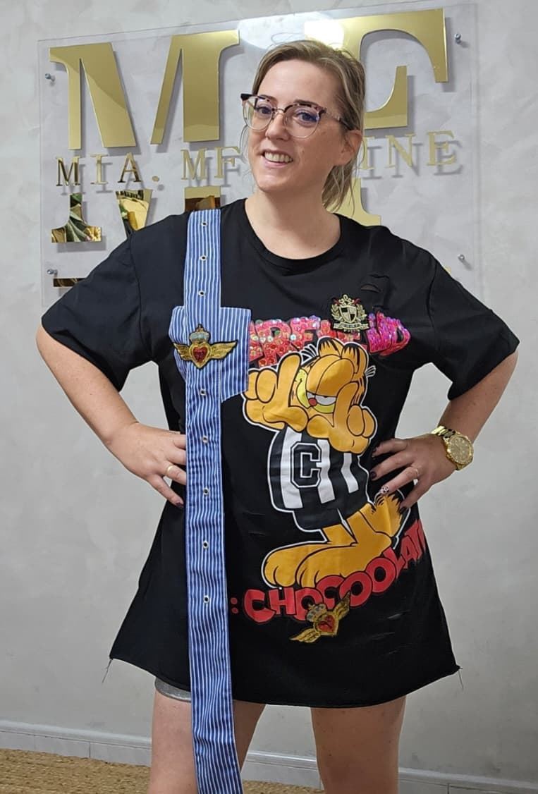 Vestido Garfield Con Lentejuelas - Imagen 3