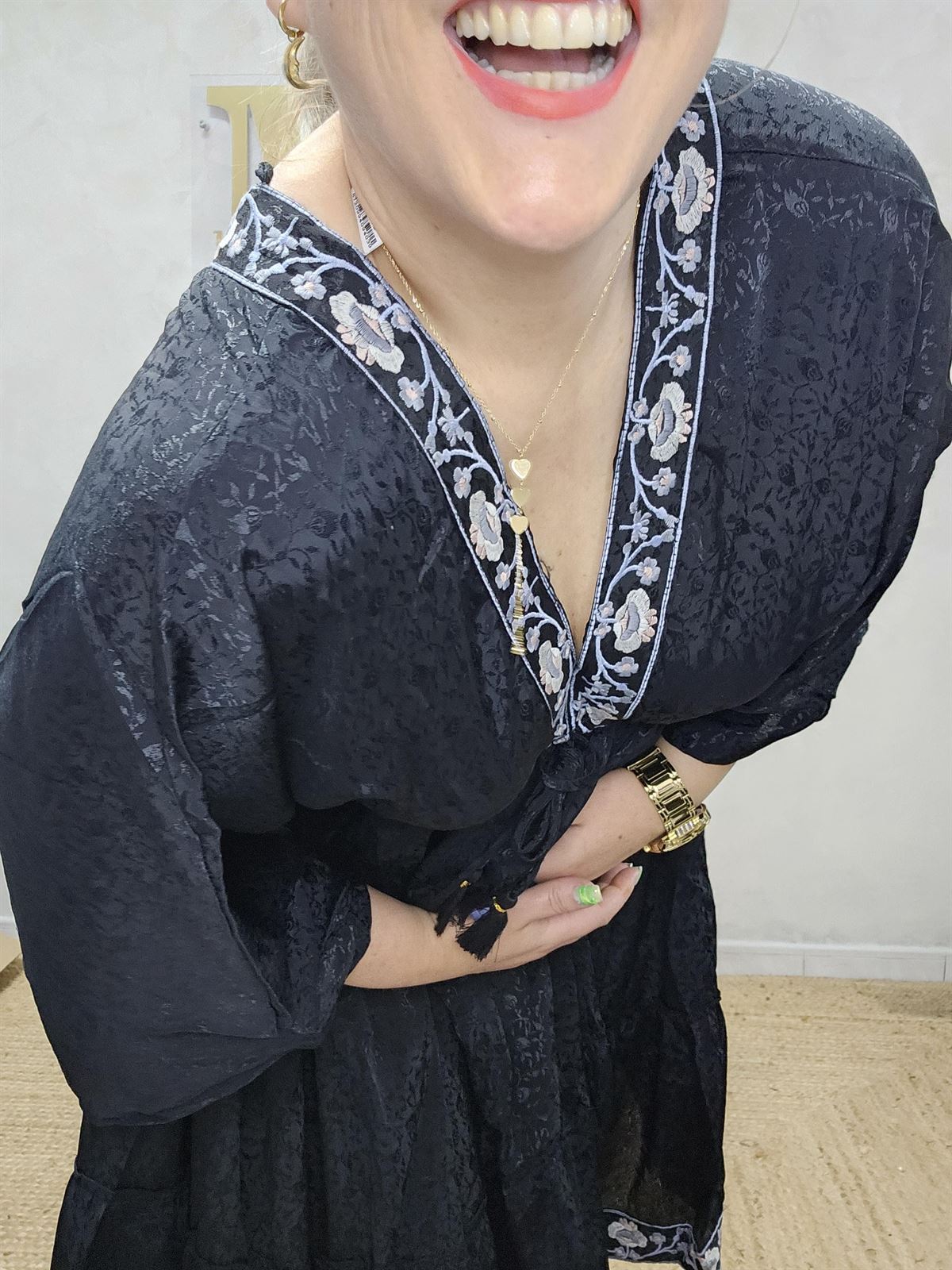 Vestido India Negro - Imagen 2