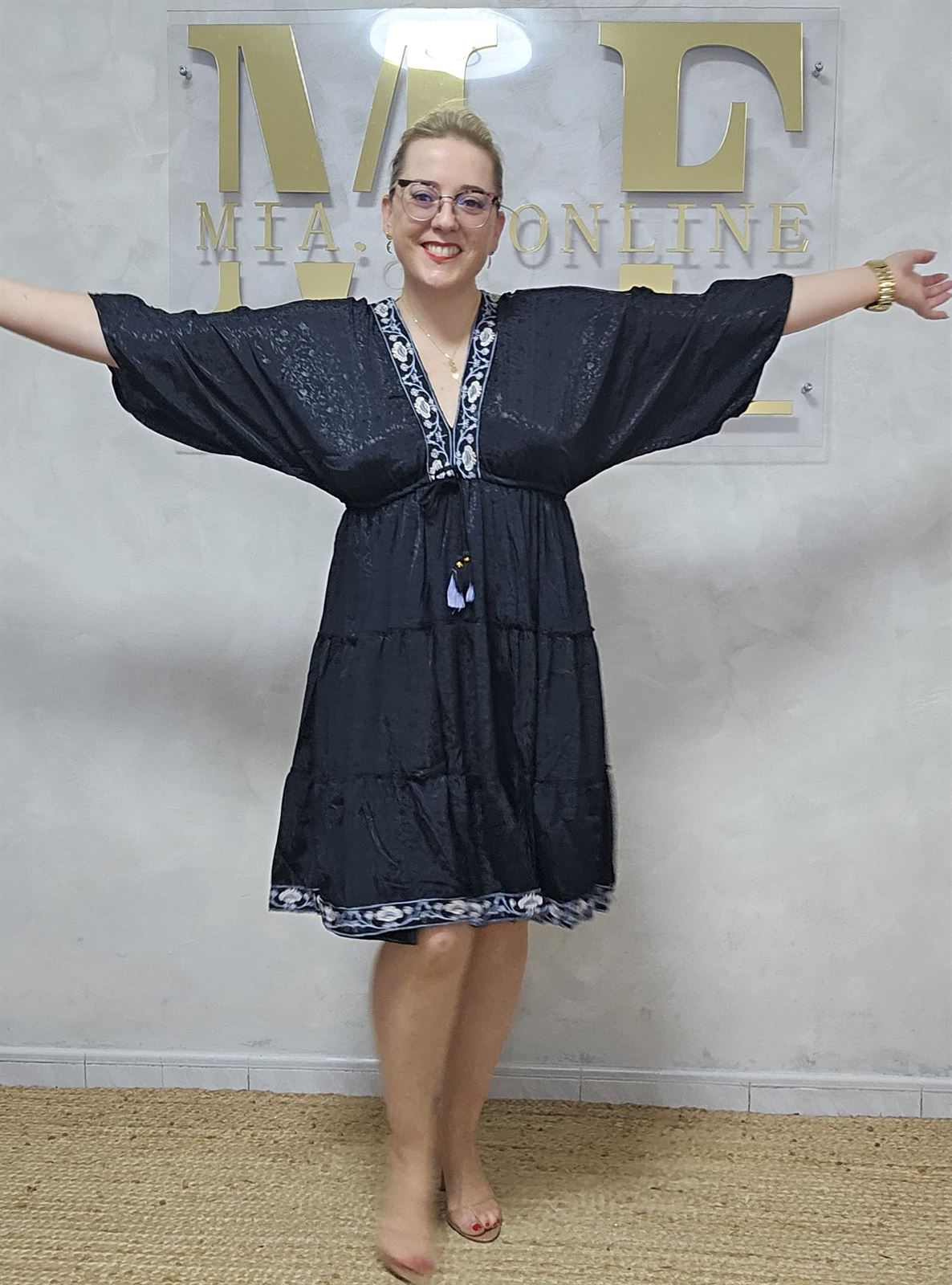 Vestido India Negro - Imagen 3