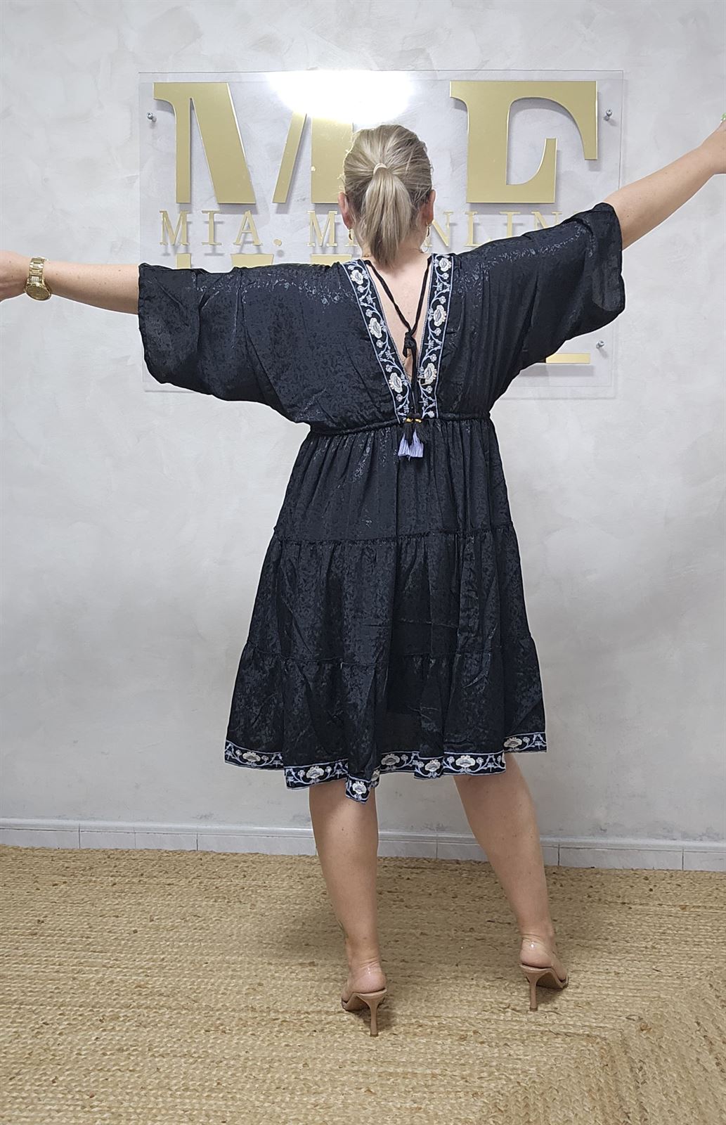 Vestido India Negro - Imagen 5