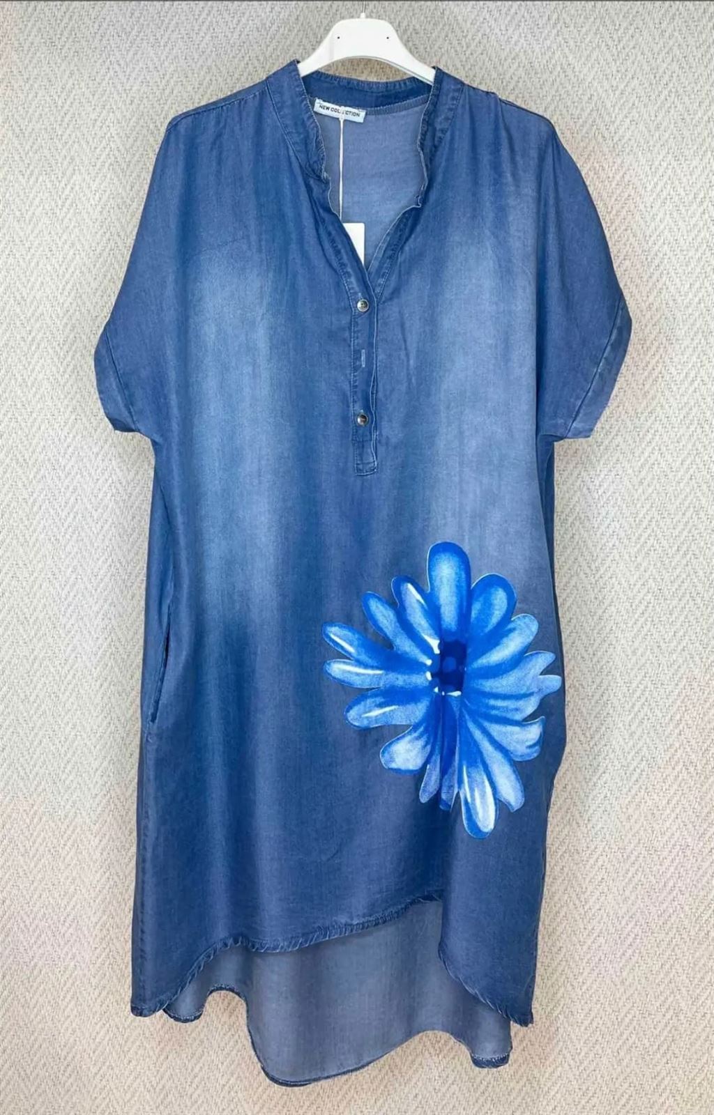 Vestido Lyocell Flor - Imagen 3