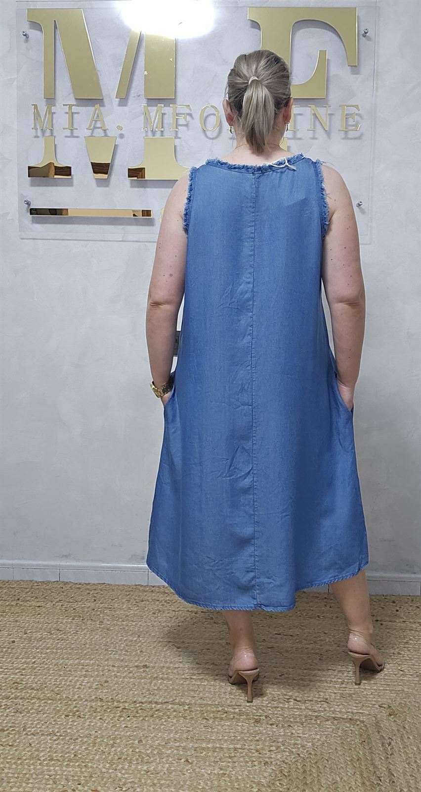 Vestido Lyocell Sin Mangas - Imagen 2