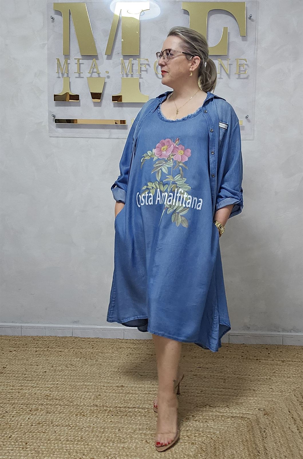 Vestido Lyocell Sin Mangas - Imagen 5