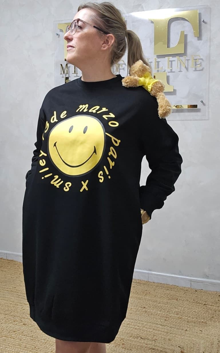 Vestido sudadera Peluche Osito - Imagen 1